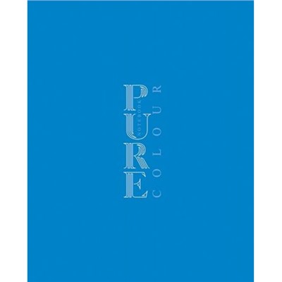 Тетрадь  48л клетка "ЧИСТЫЙ ЦВЕТ. Индиго" 48Т5C1_34810 (092119) Хатбер