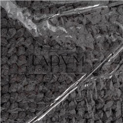 Коврик для дома LaDо́m, букли, плотность 1100 г, 50×80 см, графитовый