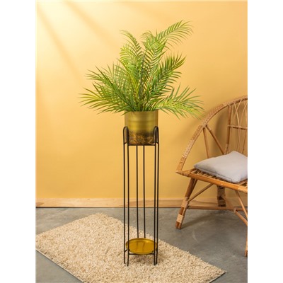 Кашпо на подставке «Хани», 18×18×91.5 см, железо