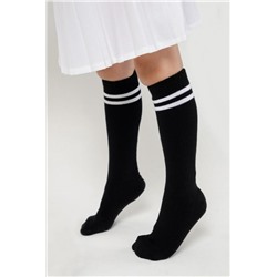 Гольфы детские Графика (2 полосы) (Черный)