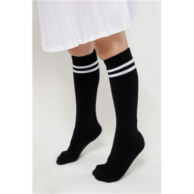 Гольфы детские Графика (2 полосы) (Черный)