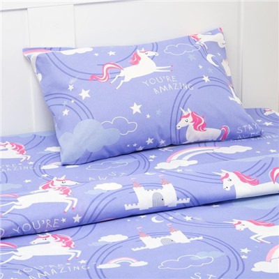 Постельное бельё 1.5-спальное «Этель» Surf the rainbow, бязь