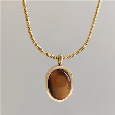 Колье "ТИГРОВЫЙ ГЛАЗ"