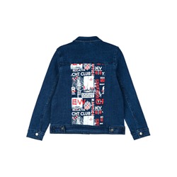 Куртка текстильная джинсовая для мальчиков