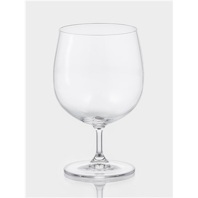 Бокалы для пива «Пион», 380 мл, набор 6 шт., стекло, прозрачные