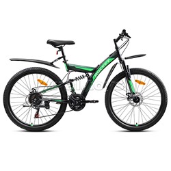 Велосипед 26" Rocket Azkar, цвет зеленый, размер 18"