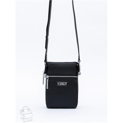 Сумка женская кожаная 0782CH black Polina&Eiterou  в Новосибирске