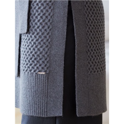 Удлиненный жилет из пряжи с кашемиром