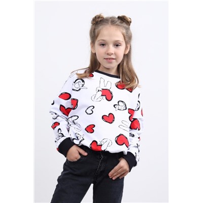 Толстовка 15406 детская (Белый)