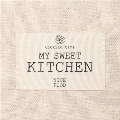 Дорожка на стол «Этель» ECO, 40×136 ±6 см, 70% хлопок, 30% лён, 190 г/м², молочная