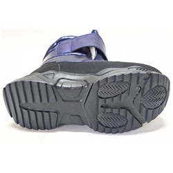 65-0004A син Сапоги зима для мальчиков (27-33)/12