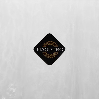 Бокалы для вина Magistro «Дарио», 500 мл, 10×25 см, стекло, набор 6 шт., графитовые