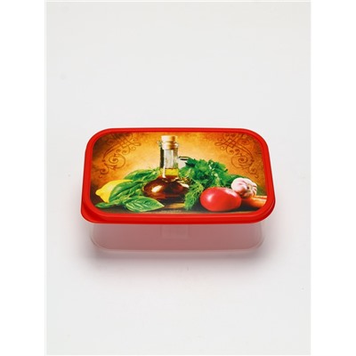 Ланч - бокс прямоугольный «Прованские травы», 1200 мл