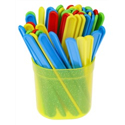 Набор счетных палочек (НР-2067) 50 шт. в пенале с блестками, 3 цвета, МИКС