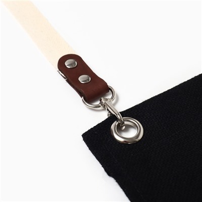 Фартук «Этель» Minimalist design black, 60×70 см 45% лён, 55% хлопок, 395 г/м²