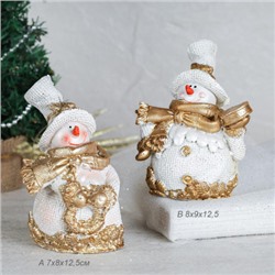 Фигурка Снеговичок 12 см / CHR166 /уп 192/Новый год (А)