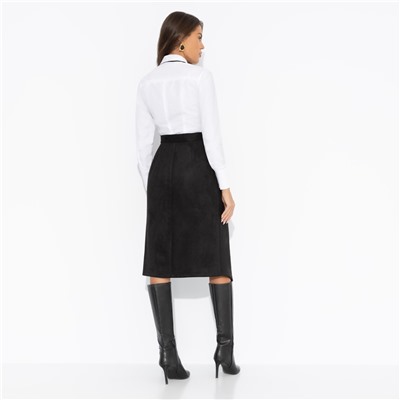 Юбка из мягкой замши, Дерзкие фантазии (чёрная)