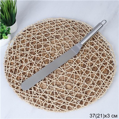 Лопатка-шпатель сервировочная с изгибом 21 см / QT-GW536 /уп 288/ 0,09/ 37x3 см