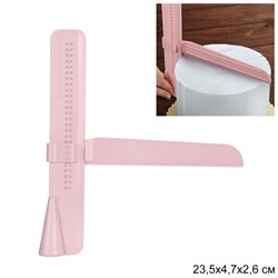 Шпатель кондитерский пластиковый угловой 23,5х4,7х2,6 см / R-105 /уп 240/ 2 части/ ПРОМО АКЦИЯ