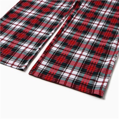 Пижама новогодняя женская (рубашка, брюки) KAFTAN Christmas time, размер 48-50