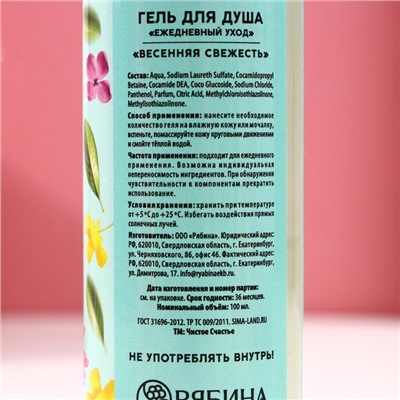 Подарочный набор «Сияй от счастья!», гель для душа 100 мл и бомбочка для ванны 40 г, Чистое счастье