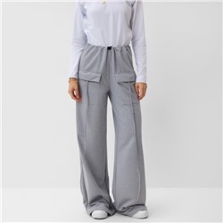 Брюки женские карго MINAKU: Casual Collection, серые, размер 44