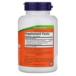 Now Foods, куркумин, 120 вегетарианских капсул