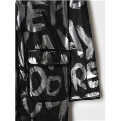 Плащ из полимерного материала для девочек (дождевик)