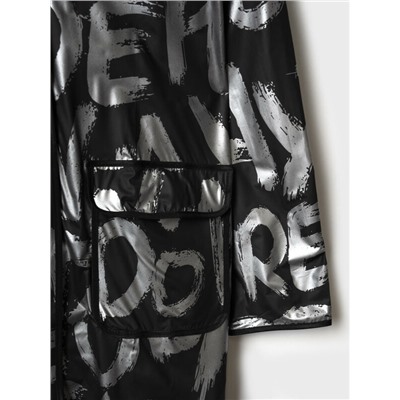 Плащ из полимерного материала для девочек (дождевик)