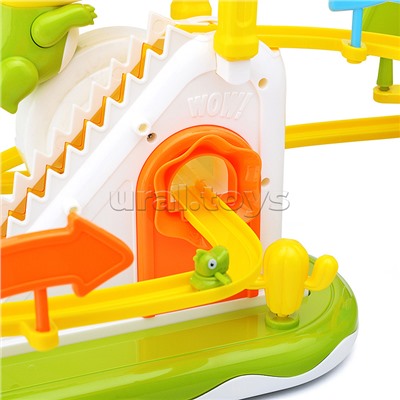 Игровой набор-трек "Динозавры поднимаются по лестнице" в коробке