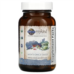 Garden of Life, MyKind Organics, Men's Once Daily, 30 Vegan Tablets