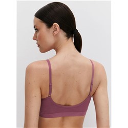 Omsa Топ OmD 1111S Cotton Майка "Toп" женская (кроп-топ на тонких бретелях с вкладышами), CO