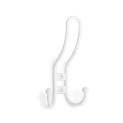 Крючок мебельный ТУНДРА TKT002 LIGHT, трехрожковый, белый