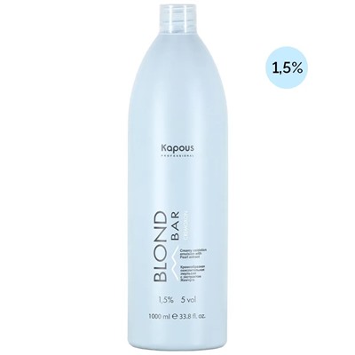 Kapous Окисляющая эмульсия "Blond Cremoxon" серии «Blond Bar» 1,5% 1000 мл
