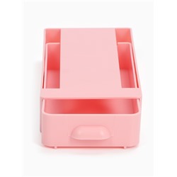 Ящик для хранения, скрытый потайной под стол, 20×9×4 см, розовый