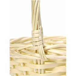 Корзина плетёная для хранения Rama, с ручкой, бежевая, набор 3 шт.