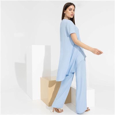 Брючный комплект, Модные тенденции (2 в 1, с брошкой)