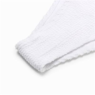 Купальник раздельный фактурный женский MINAKU, размер 42, белый