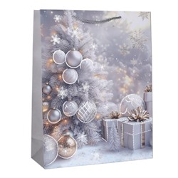 Пакет подарочный 31х40х12 / 100-L /уп 12/360/ микс Новый год