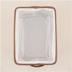 Короб для хранения вещей SL Home, 35×25×23 см, коричневый