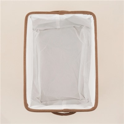 Короб для хранения вещей SL Home, 35×25×23 см, коричневый