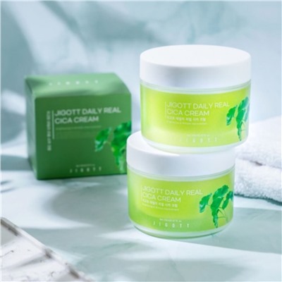 Jigott Крем для лица с экстрактом центеллы / Daily Real Cica Cream, 150 мл
