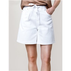 Шорты из эластичного денима