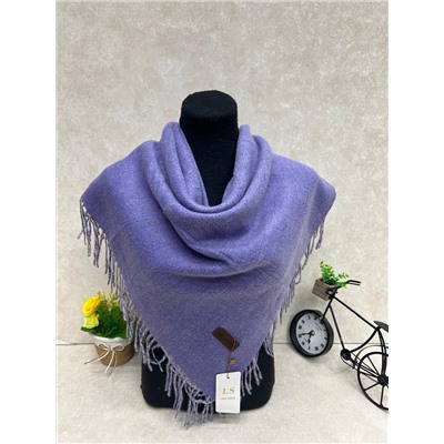 Платок  из кашемира и шерсти, цвет сиреневый