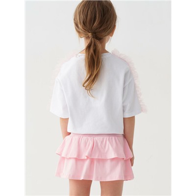 Юбка-шорты трикотажные для девочек