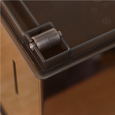 Контейнер для хранения без крышки OPTIMA, 10.6 л, 16.8×30.5×24.2 см, коричневый