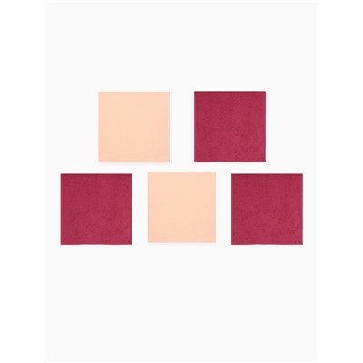 Набор махровых полотенец «Этель» Merry christmas, 30×30 см - 5 шт., 100% хлопок, 340 г/м²