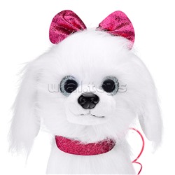 Собака "Джесика" (ходит на поводке, поет, кивает и виляет хвостом) в коробке