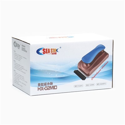 Магнитный скребок HX-02 M, 12×5×7.5 см, плавающий, с лезвием