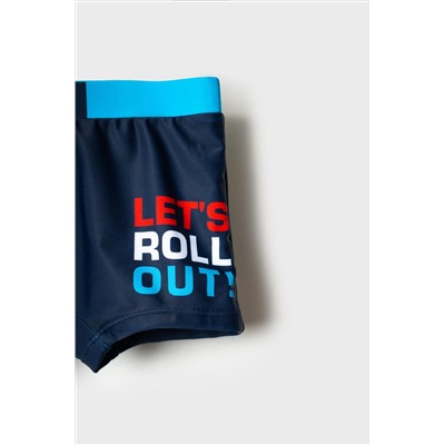 Плавки-шорты трикотажные для мальчиков, средней длины PLAYTODAY, 1239690